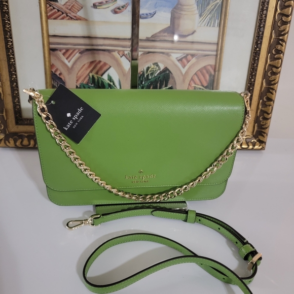 Kate Spade Flap Saffiano leather crossbody - Picture 1 of 8
